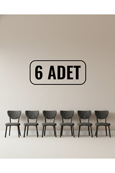 JoyMassa ELMA SANDALYE ( 6 ADET )