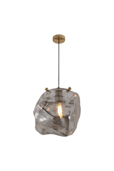 Cristalin Aydınlatma Buzz Model Tekli Sarkıt Avize Gri 23 cm