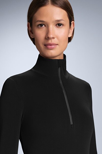 Oysho Half-zip base layer T-shirt