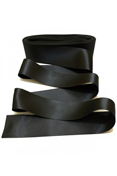 İZMİLA 4cm 10m siyah kurdele bir top kurdela kurdale