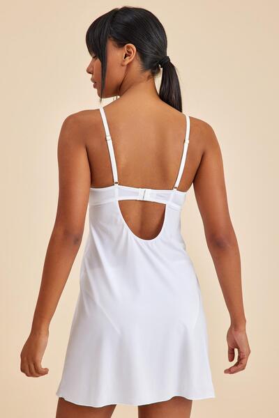 Amarelle Paris Ecru Lace Fabric Nightgown