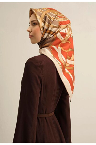 Armine Μεταξωτό μαντίλι Tivil 9315-05 Κόκκινο Μικτό Μοτίβο