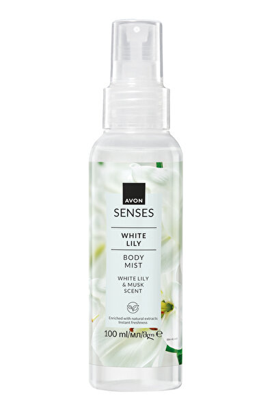 AVON Senses White Lily Beyaz Zambak Kokulu Vücut Spreyi 100 Ml.