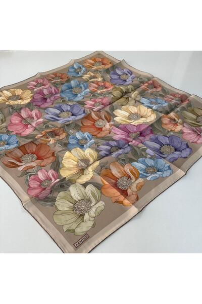 Armine وشاح حرير سوري نقي لموسم خريف وشتاء 2026 PKU9403