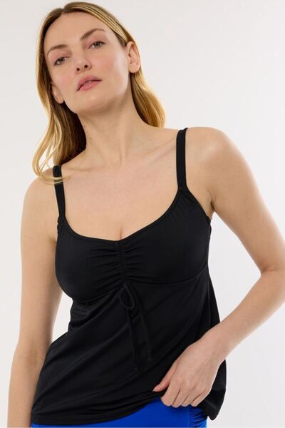 AYYILDIZ 63572 Μαύρο Αθλητικό Μπικίνι Τοπ