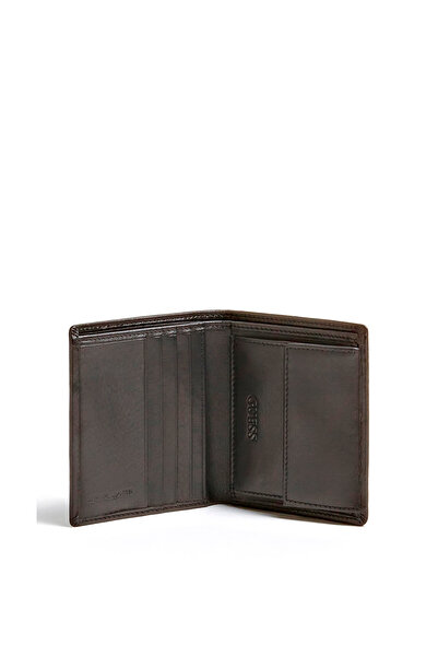 Guess New Boston, Textile wallet, SM2513LEA22, Black, For men