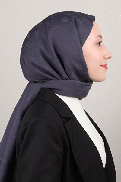 Pierre Cardin Μεταλλικό Μπλε Βαμβακερό Σάλι - 1030600-923