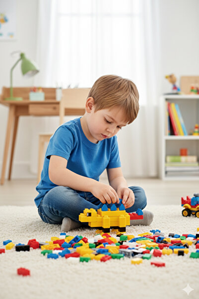 Altıntaş Oyuncak 500 Parça Yapı İnşaat Blokları Kaliteli Malzeme Puzzle Blokları Building Blocks