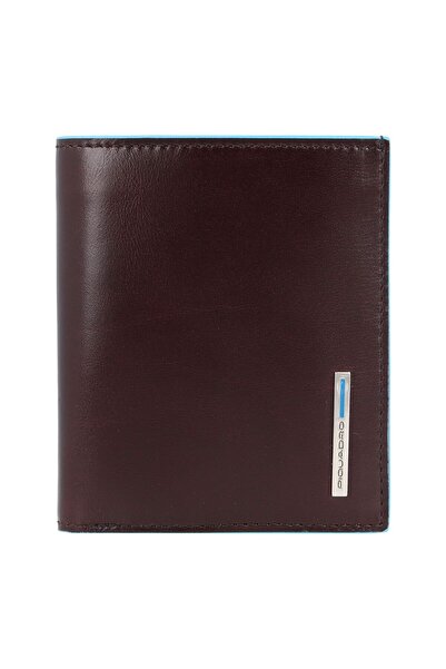 PIQUADRO Blue Square, Leather card holder, PP1518B2, Brown, Unisex