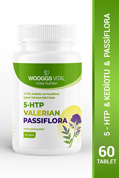 Hotay Nutrition Wooggs Vital 5-HTP, Kediotu ve Passiflora İçeren Takviye Edic...