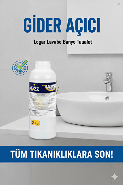 Dr.Ozz 680 Gider Açıcı Logar Lavabo Banyo Tuvalet Gideri Açıcı Güçlü Kimyasal 2 Kg