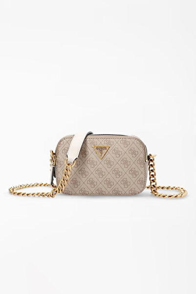 Guess Noelle, Poliuretan, Geantă de mână din material textil, Latte, HWBB7879...