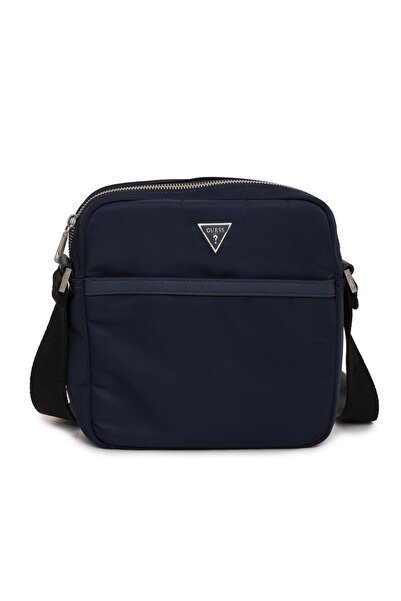 Guess Certosa, Geantă Crossbody Textil, Albastru, HMECRNP2258BLU, 22,5 x 23 x...