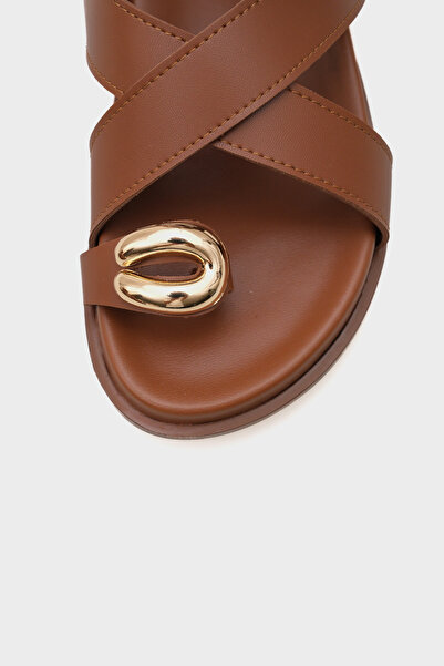 Capone Outfitters Maribel Flip Flop Ankle Strap Flat Heel Women's Sandals