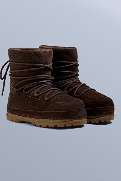 Oysho BAĞCIKLI SÜET TEKNİK BOT