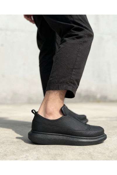 Knack Кросівки 911 Чорні (Чорна підошва)