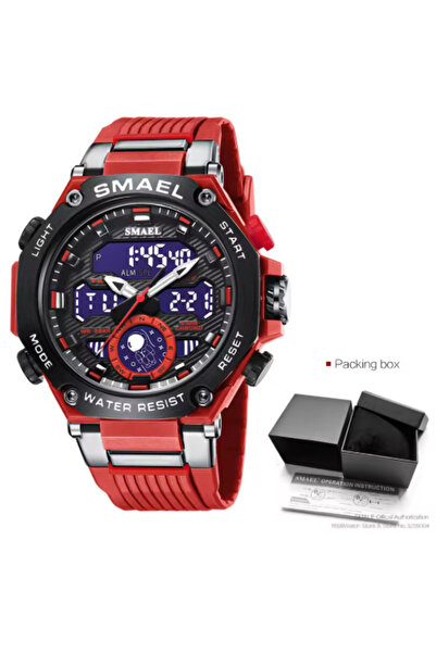 SMAEL 8069 Yşl Dijital Ve Analog Erkek Kol Saati