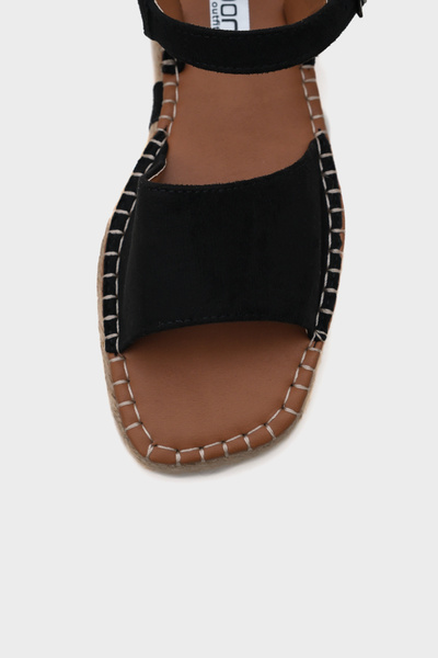 Capone Outfitters Brigid Ankle Strap Open Toe Women's Espadrille