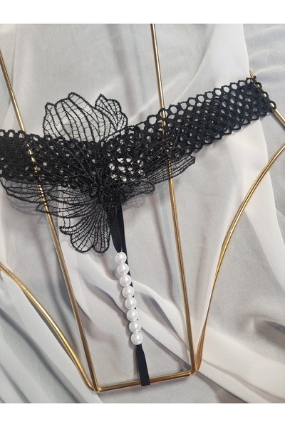 G&H UNDERWEAR İncili string tanga külot