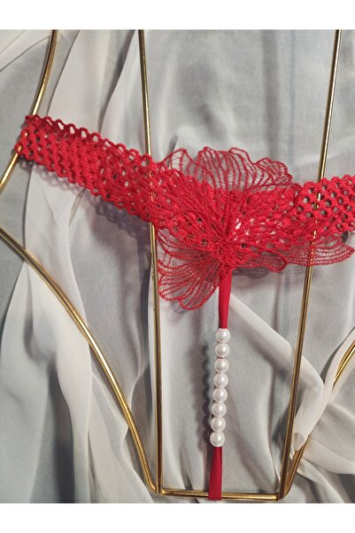 G&H UNDERWEAR İncili tanga string külot