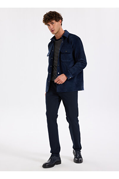 Fabrika Lacivert Erkek Slim Fit Pantolon F4WM-PNT 2782