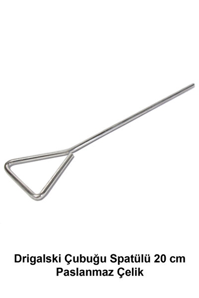 Genel Markalar Drigalski Çubuğu Spatülü 20 cm Paslanmaz