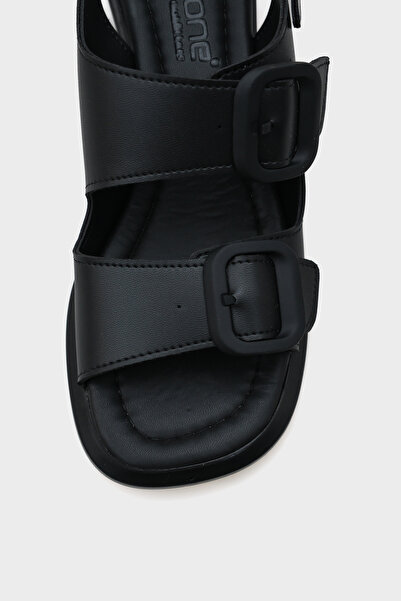 Capone Outfitters Dixie Mid Heeled Double Buckle Women's Sandals