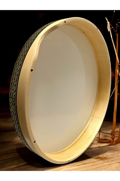 Akmen Müzik Aletleri AKORTLU AĞAÇ KASNAK DEF BENDİR 45CM