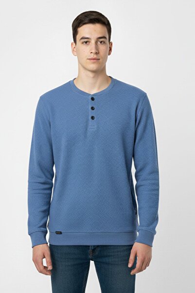 NEWKİDS Sezonski dugme Detaljan Bavelna tkanina dugih rukava dečaka 'dukserica