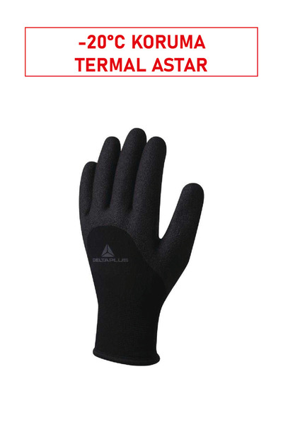 Delta Plus Deltaplus VV750 Hercule Soğuk İklim Eldiveni Termal Astar PVC Kaplama Su Geçirmez Dayanıklı