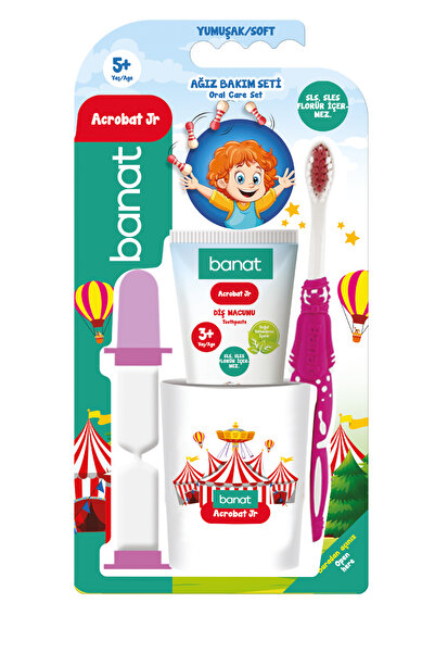 Banat Marka: Acrobat Jr. Çocuk Ağız Bakım Seti Kategori: Diş Beyazlatma Ürünü