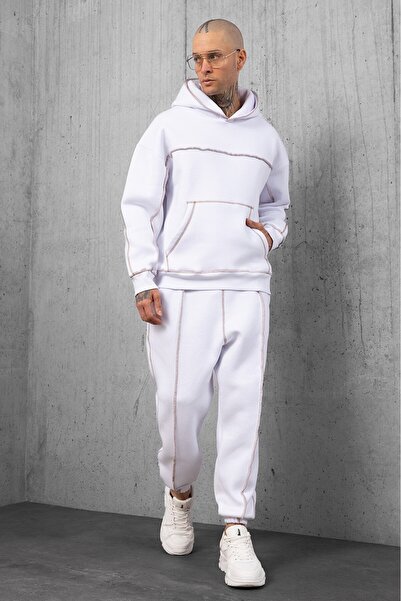 Plus Eighteen Men's Sweatpants - Reverse Stitching Us3998By