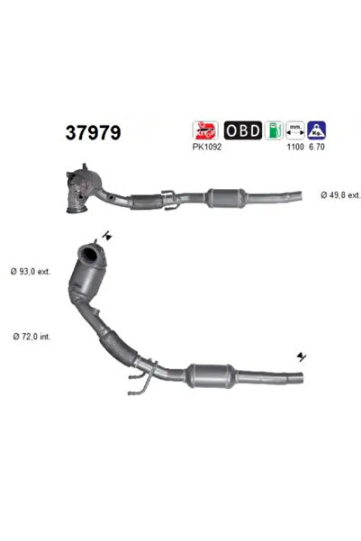As Catalizator Vw Caddy 4 Autoutilitara/Limuzina Spatioasa/Caddy 4