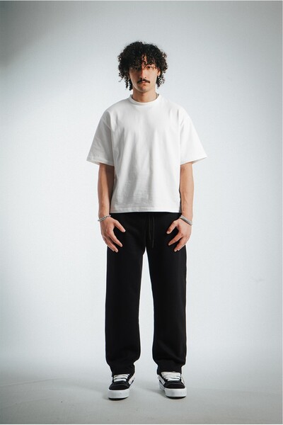 No Future Men's Black Jogger Sweatpants Th1012Sy