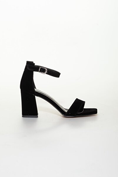 derithy -Класичні туфлі на підборах - Чорний замш