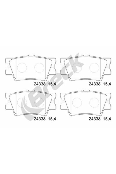 BRECK Set Placute Frana Frana Disc Lexus Es/Hs Toyota Aurion/Camry Limuzina/M...