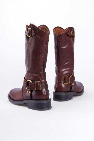 Capone Outfitters Γυναικείες μπότες από γνήσιο δέρμα