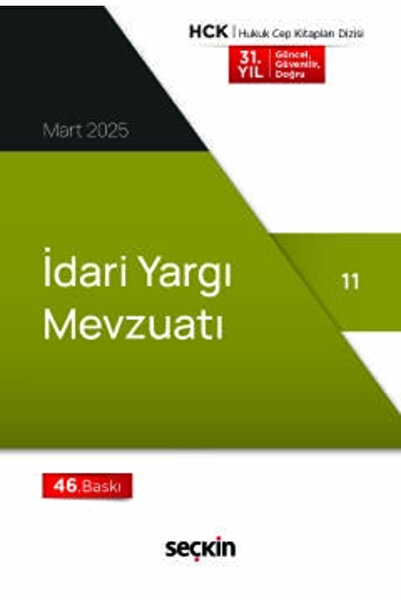 Seçkin Yayıncılık İdari Yargı Mevzuatı / Kolektif / Seçkin Yayıncılık / 97897...