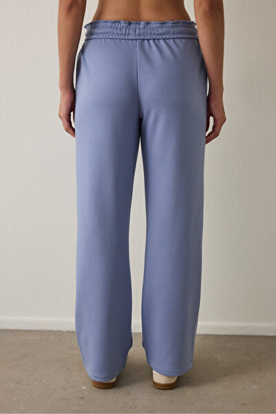 Penti Indigo Foldable Binding Detailed Oversize Sweatpants