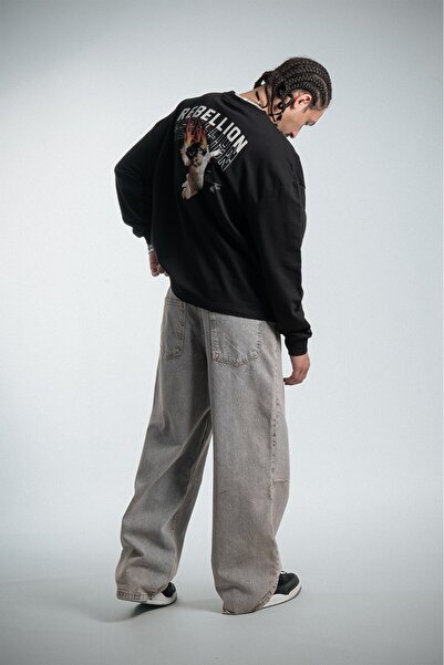 No Future Nice36 Rebellion Oversize Sweatshirt Nf0552Sy