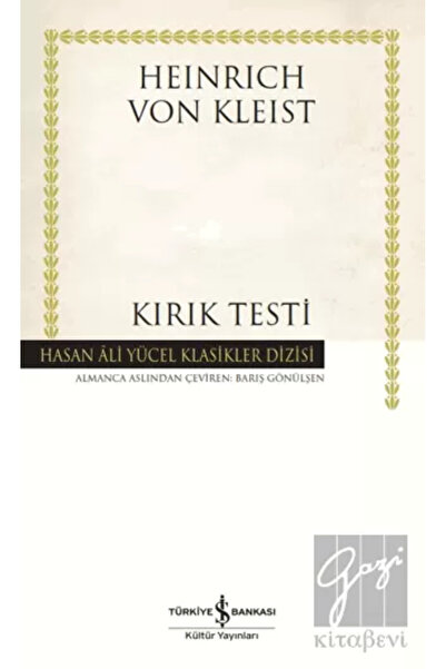 TÜRKİYE İŞ BANKASI KÜLTÜR YAYINLARI Kırık Testi
