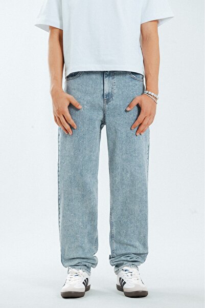 UKHWD SUPPLY Mavi Urban Erkek Baggy Jean Pantolon UK1082MVA