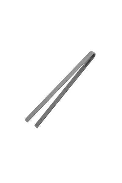 ZUZU MADE Silikon Kızartma Maşası Antrasit Gri 29 Cm - Izgara Maşası Isıya Dayanıklı Barbekü Maşası Mangal Maşası