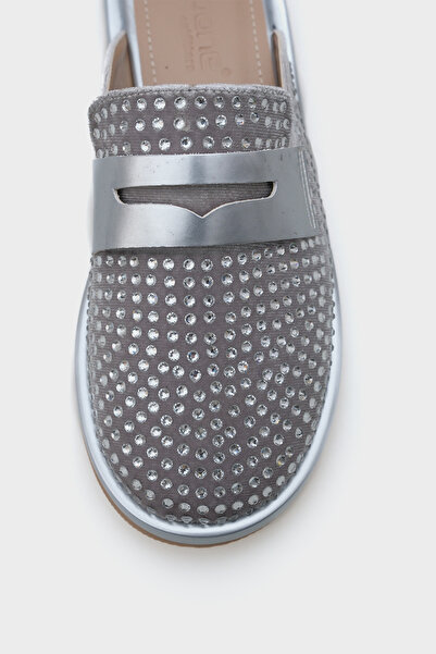 Capone Outfitters Dámské pantofle Meris Velvet Stone s uzavřenou špičkou