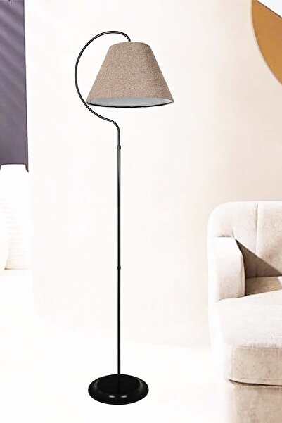 VENON Aydınlatma Lambader Gold Lena Elips Siyah (gold Çember) Kahverengi Şapka