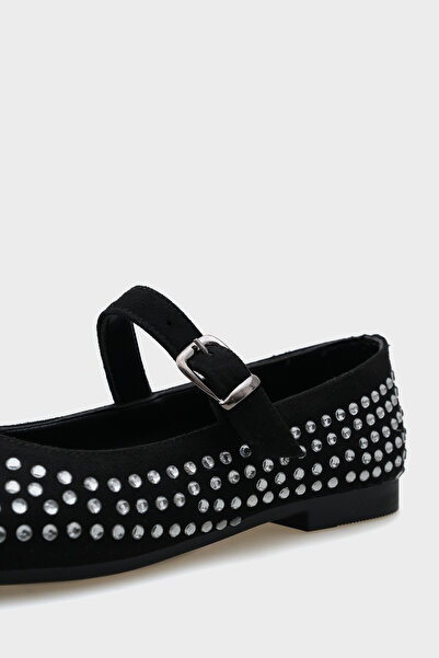 Capone Outfitters Dámské baleríny Mary Jane s kamennou přezkou