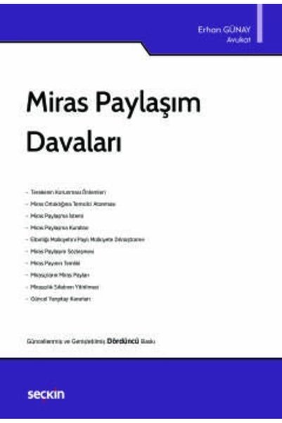 Seçkin Yayıncılık Miras Paylaşım Davaları