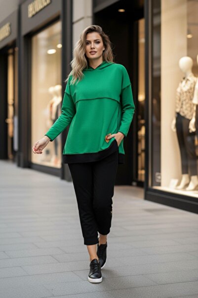 Mossta Green Long Sleeve Two Thread Set