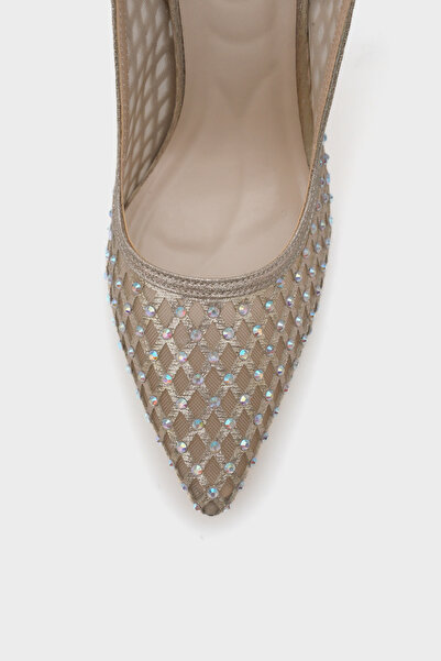 Capone Outfitters Stiletto Height Enhancing Stone Detailed