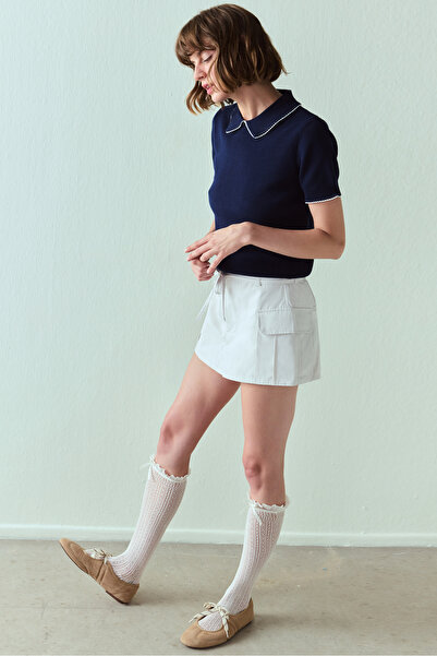 Penti Marşmelov Fiyonk Detaylı File Pantolon Çorabı